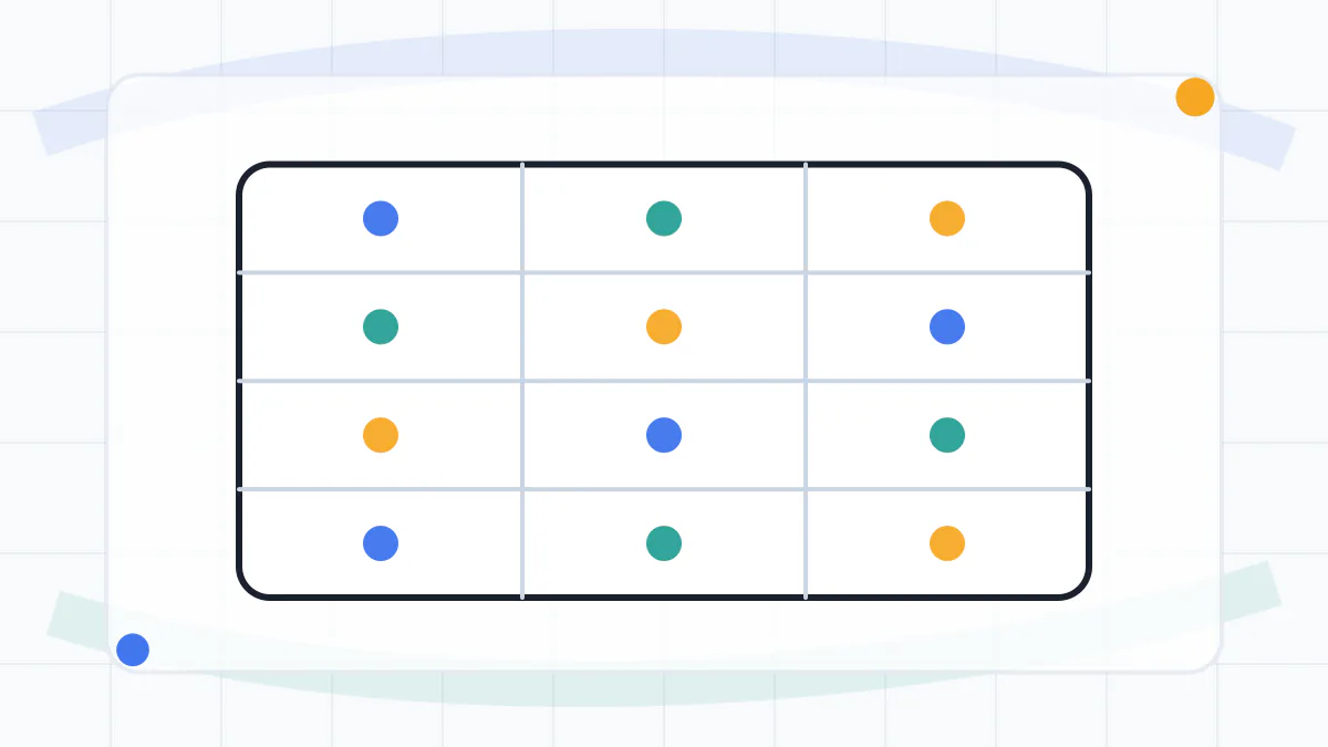 AI tool comparison matrix with decision columns and evidence checks.